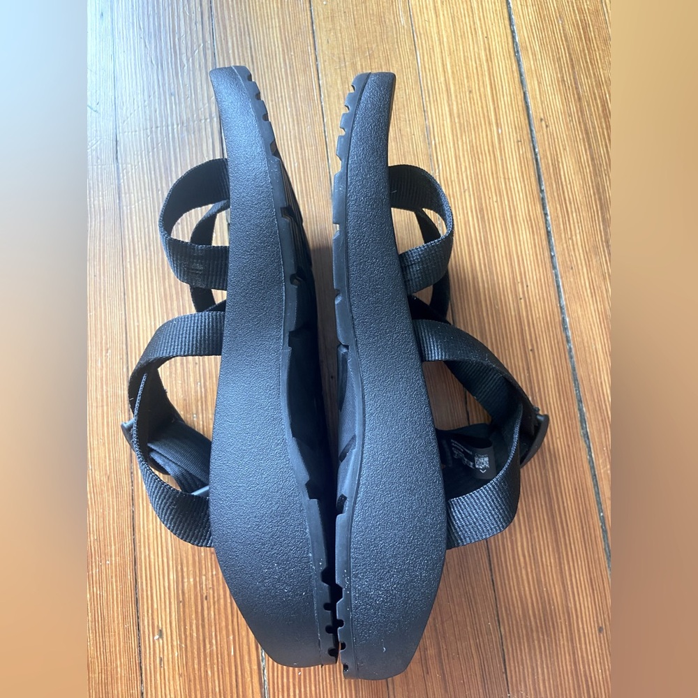 Chaco Adjustable Strap Open Back Black Sandals - image 5